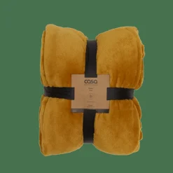 Outlet CASA FLANELLA Plaid Giallo Scuro