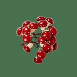 Fashion CASA FOAM Fungo Decorativo Rosso Scuro