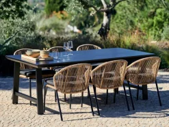 New CASA FORMAX & ROYAN Set Da Giardino Nero/naturale