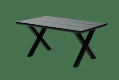 Cheap CASA FORMAX Tavolo Da Giardino Con Gambe X Nero