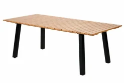 Fashion CASA FORMAX Tavolo Da Giardino Con Gambe Naturale/nero