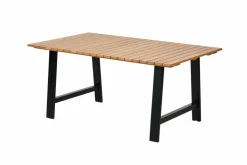 Outlet CASA FORMAX Tavolo Da Giardino Con Gambe A Naturale/nero