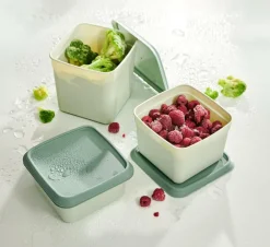 Clearance CASA FREEZER Scatole X Freezer Set Di 10 Menta, Verde Scuro