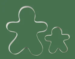 Fashion CASA GINGERBREAD Stampini Set Di 2 Argentato