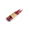 Outlet CASA GLOSSY Candela S/2 Rosso Scuro