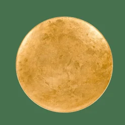 Fashion CASA GOLDFOIL Piatto Decorativo Dorato