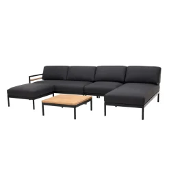 Hot CASA HANNA Sdraio Lounge Nero