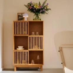 Shop CASA HELGE Armadio C/comparti Naturale
