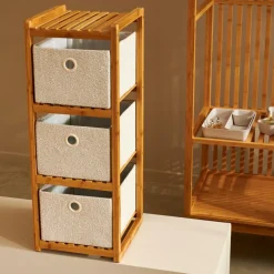 Online CASA HELGE Scaffale 3 Cassetti Naturale