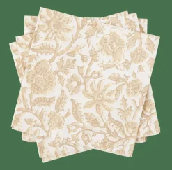 Flash Sale CASA HENNA FLOWER Set Di 20 Tovaglioli Rosso, Beige