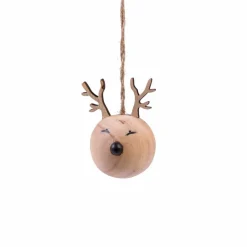 Best CASA HILDA Decorazione Sospesa Set Di 12 Naturale