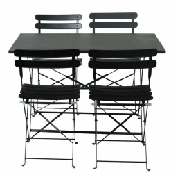 Cheap CASA IMPERIAL Set Bistro Rettangolare Nero