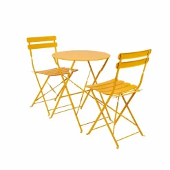 Sale CASA IMPERIAL Set Bistro Rotondo Giallo