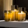 Cheap CASA ION Candele Led Set Di 3 Grigio