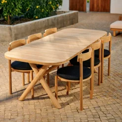 Flash Sale CASA JULES Set Da Giardino Con Cuscini Per Sedie Nero