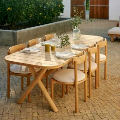 Best Sale CASA JULES Set Da Giardino Con Cuscini Per Sedie Beige