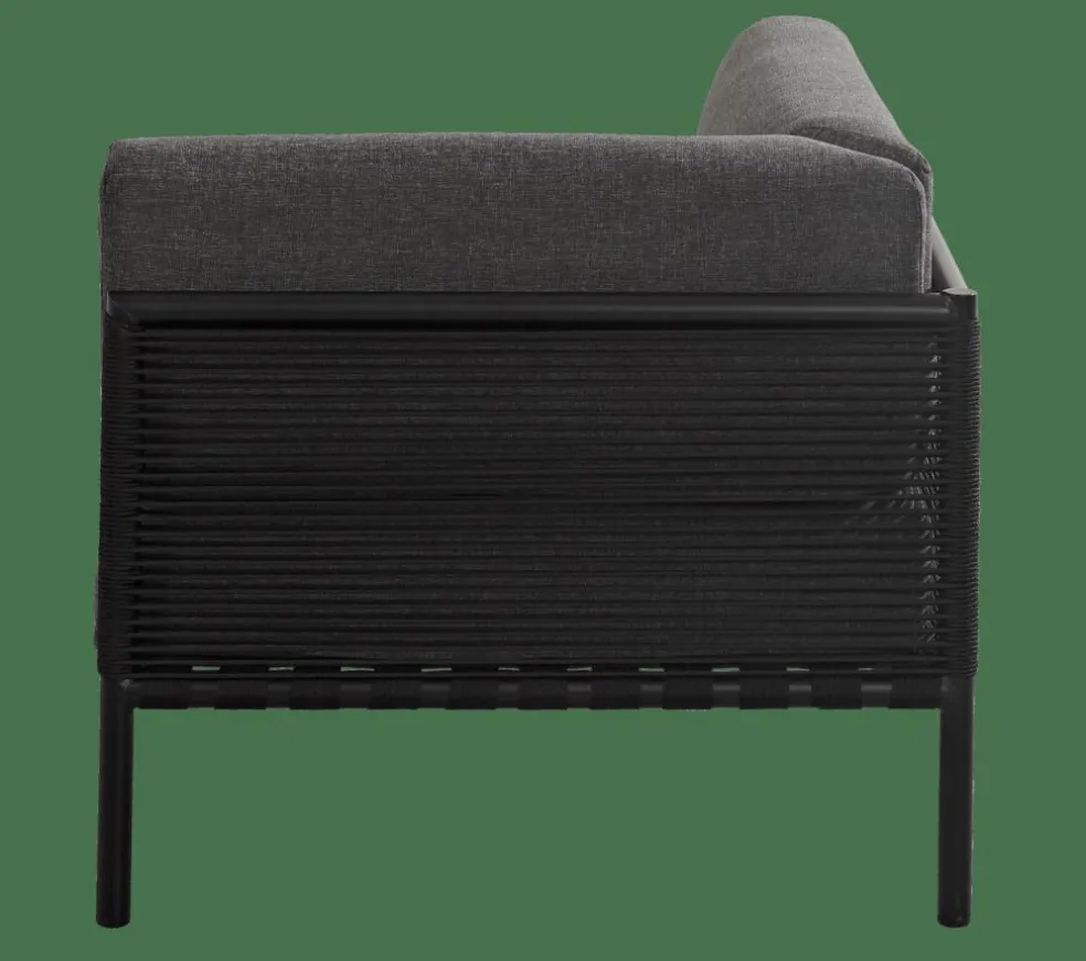 Fashion CASA JUMBO Poltrona Ad Angolo Nero