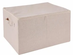 Sale CASA LINOLUX Cesta Portatutto Grigio Chiaro