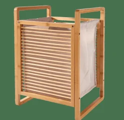 Clearance CASA LINOLUX BAMBOE Cesto Biancheria Naturale