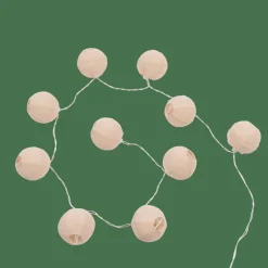 Discount CASA LYNN Filo Luminoso Sfera 10 Luci Led Beige