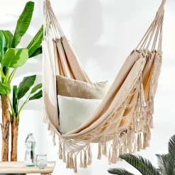 Hot CASA MACRAME Amaca Bianco Bianco Antico