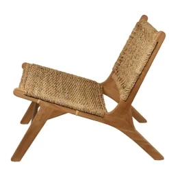 Discount CASA MADURA Sedia Lounge Naturale