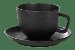 Store CASA MAGMA Tazza & Piattino 20 CL Nero