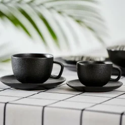 Store CASA MAGMA Tazza & Piattino 20 CL Nero