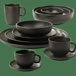Store CASA MAGMA Tazza & Piattino 20 CL Nero