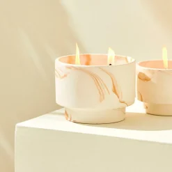 Store CASA MARBLE Candele Da Esterno Bianco, Arancione