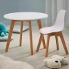 Cheap CASA MATHIAS Sedia Per Bambini Bianco, Naturale