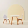 Discount CASA MATHIAS Tavolo Per Bambini Con 2 Sedie Naturale/bianco