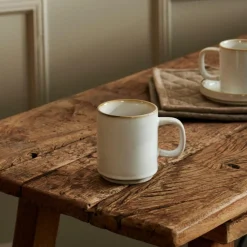 Cheap CASA MINERAL MARBLE Mug Con Manico 30 CL Bianco