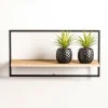 Outlet CASA MIX&MATCH Organiser Da Parete Nero, Naturale
