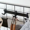 Fashion CASA MODULAR Appendiabiti Con 3 Ganci Nero