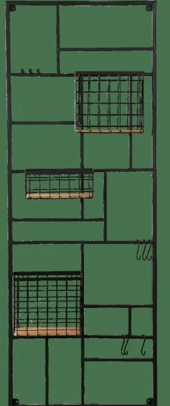 Fashion CASA MODULAR Cesto Di Metallo Nero