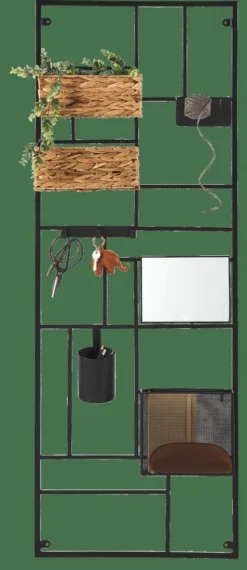Best CASA MODULAR Organiser Da Parete Nero