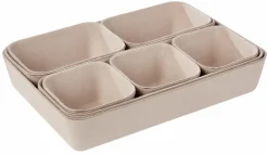 Clearance CASA MODULAR SAND Cesto Di Metallo Beige