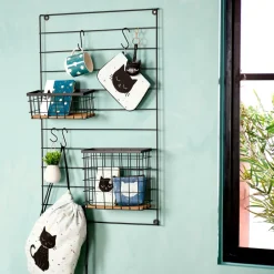 Shop CASA MODULAR Set Di 7 Ganci Nero