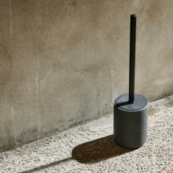 Clearance CASA MOON Scopino WC In Supporto Nero, Grigio Scuro