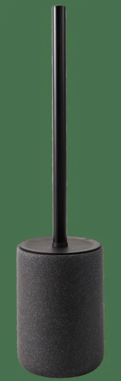 Clearance CASA MOON Scopino WC In Supporto Nero, Grigio Scuro