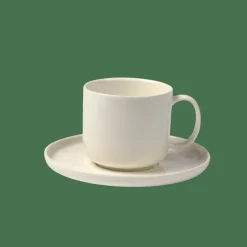 Discount CASA MOON Tazza E Piattino 20 CL Bianco