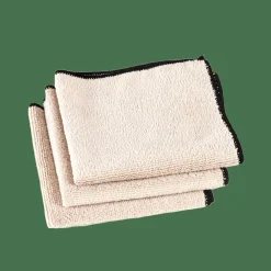 Store CASA MULTI Panno In Microfibra Set Di 3 Beige