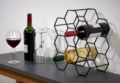Sale CASA NAU Cantinetta Per 9 Bottiglie Nero