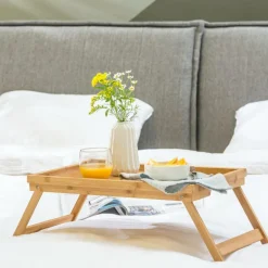 Clearance CASA NEW BAMBOO Vassoio Da Letto Naturale
