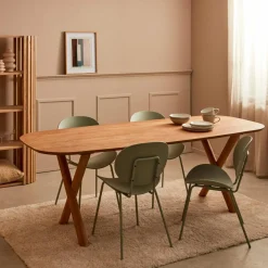 Clearance CASA NEW OAK Gamba Del Tavolo Nero