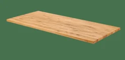 New CASA NEW OAK Tavolo Da Pranzo Con Gambe U In Metallo
