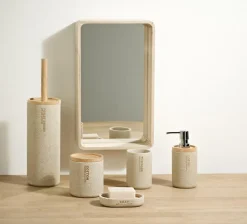 Sale CASA NEW RESIN Scopino WC In Supporto Naturale