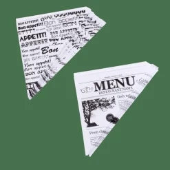 Store CASA NJAM Cartocci Set Di 10 Pezzi Nero, Bianco