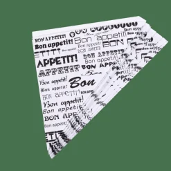 Store CASA NJAM Cartocci Set Di 10 Pezzi Nero, Bianco